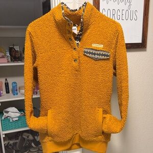 Cinch Mustard Yellow Cowl Neck Sweater